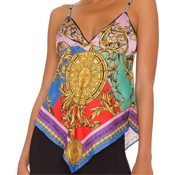 Versace Jeans Couture Multicolor Garland Sun Tank Top Women’s EU 36/US S $275 - Picture 1 of 1